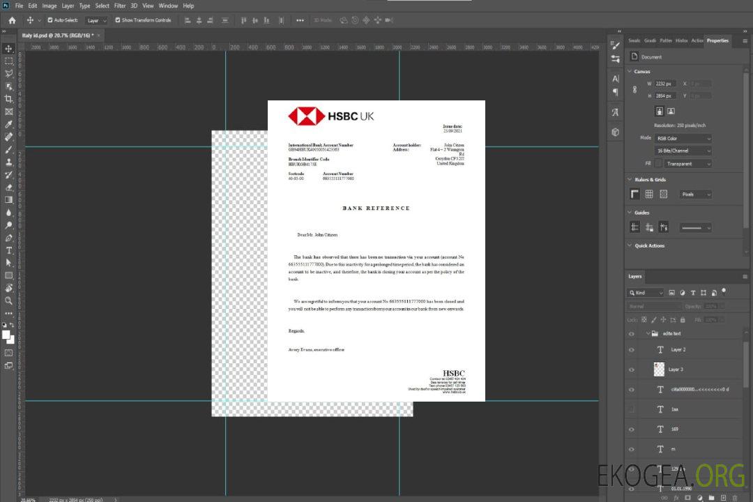 Royaume , Uni , HSBC , closure référence2 template